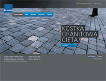 Tablet Screenshot of kostka.pl